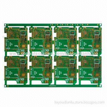 HDI 8 Layers PCB for Security Systems, Made of FR4 Major Material